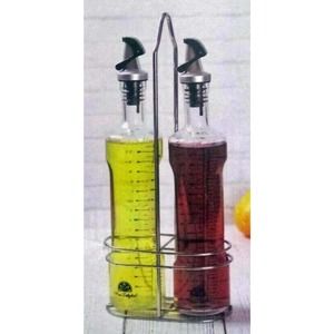 Oil and Vinegar Premium glass Cruet set Dispenser